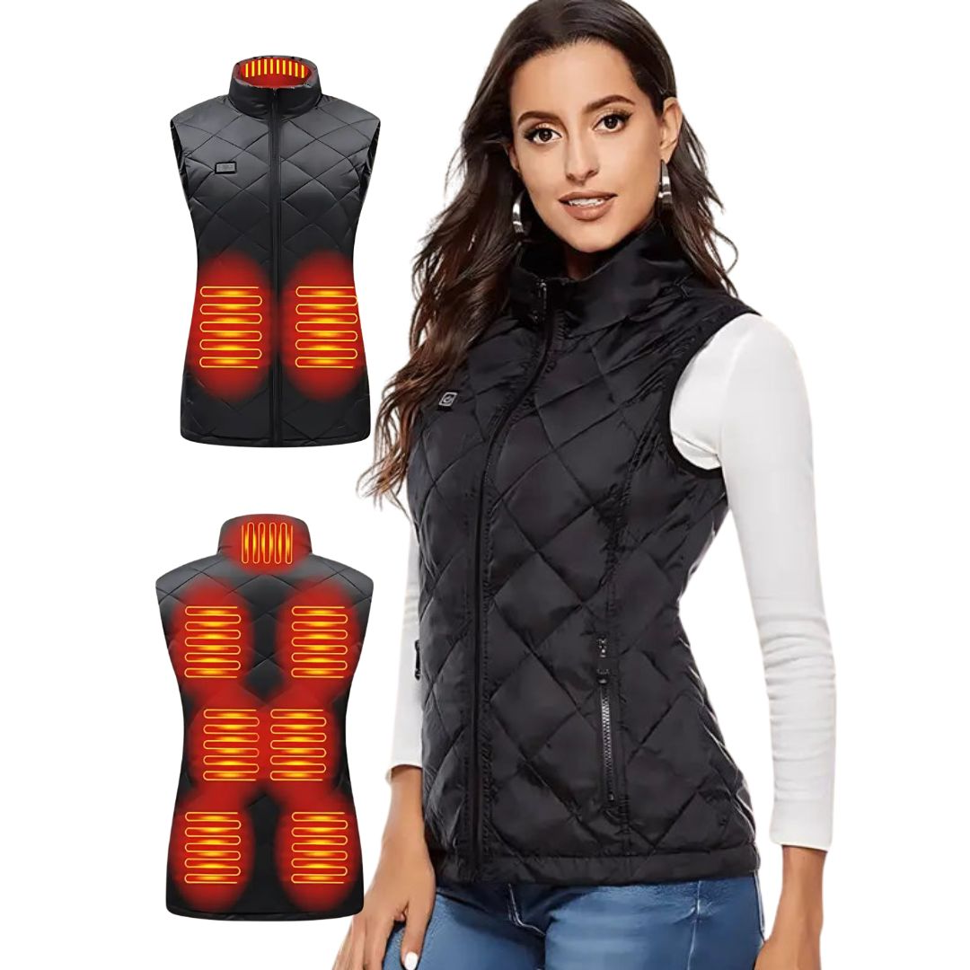 Women’s Heated Gilet Lightweight Electric Vest with Adjustable Heat Levels