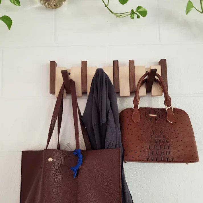 Coat Rack | Piano-Shaped Design | High-Quality Wood