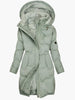Women's Quilted Winter Coat with Hood