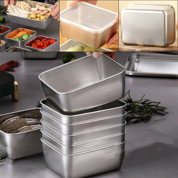 Stainless Steel Food Storage Containers – Durable and Eco-Friendly