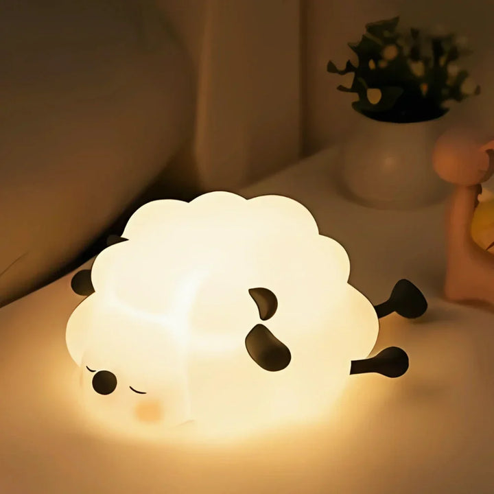 Adorable LED Night Lamp Adjustable Brightness with Sleep Timer