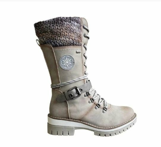 Women's High Boots with Orthopaedic Sole - Amelia