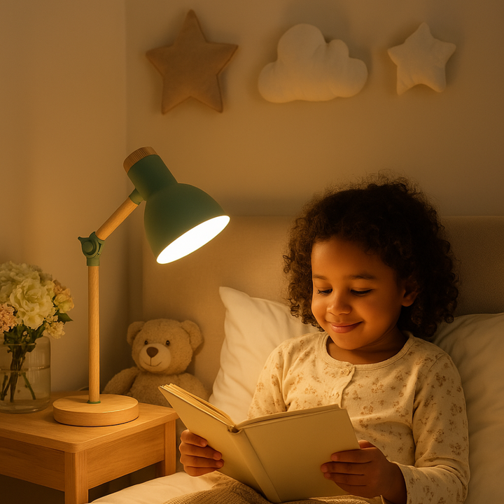 Scandinavian Wooden Table Lamp | Minimalist Design