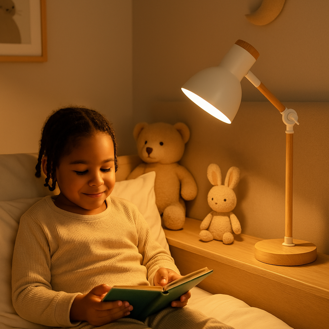 Scandinavian Wooden Table Lamp | Minimalist Design
