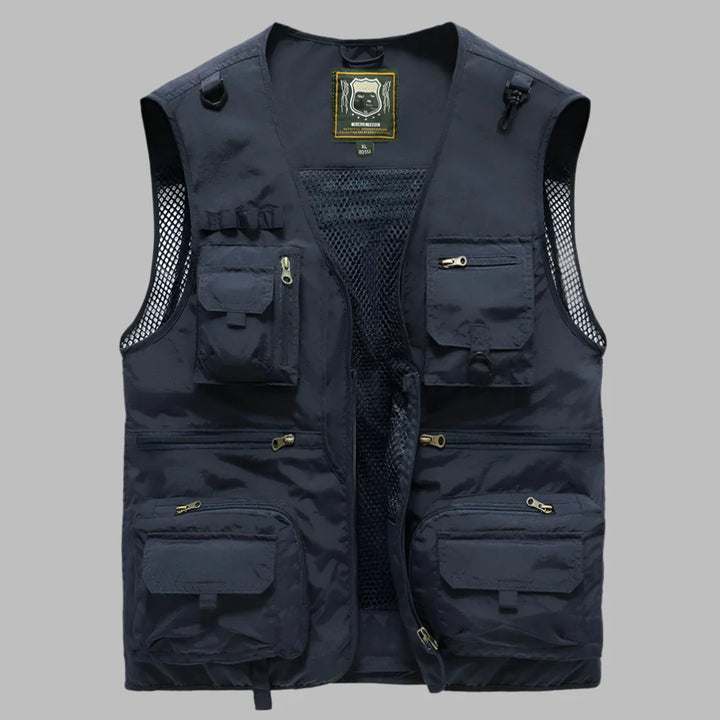 Multi‑Pocket Summer Vest for Men