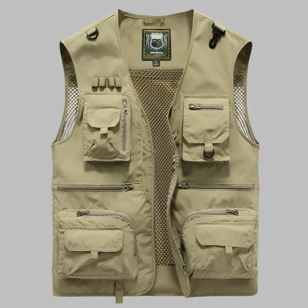 Multi‑Pocket Summer Vest for Men
