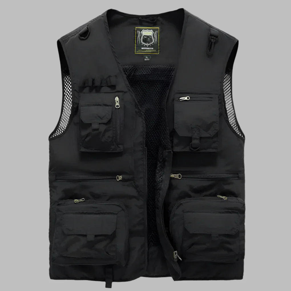 Multi‑Pocket Summer Vest for Men