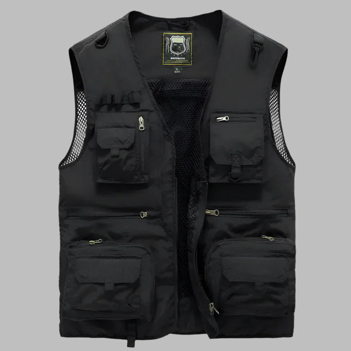 Multi‑Pocket Summer Vest for Men