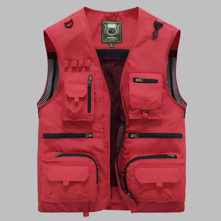 Multi‑Pocket Summer Vest for Men