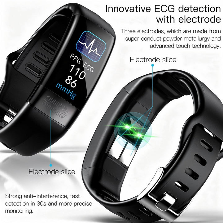 Smartwatch with ECG, Heart Rate, Blood Pressure and Sleep Monitoring for Women and Men | Fitness Tracker | Vitaro