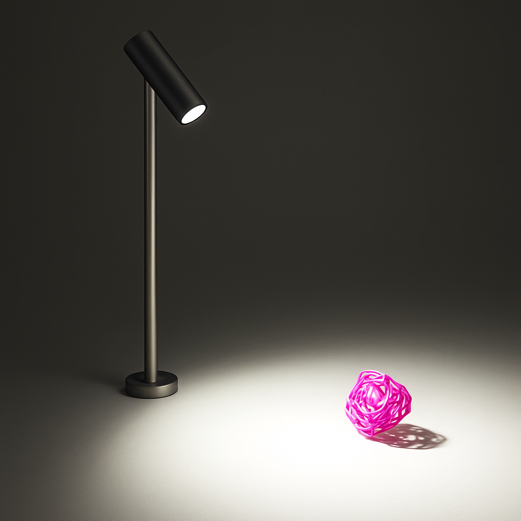 Adjustable LED Spotlight for Jewellery Display Cabinets