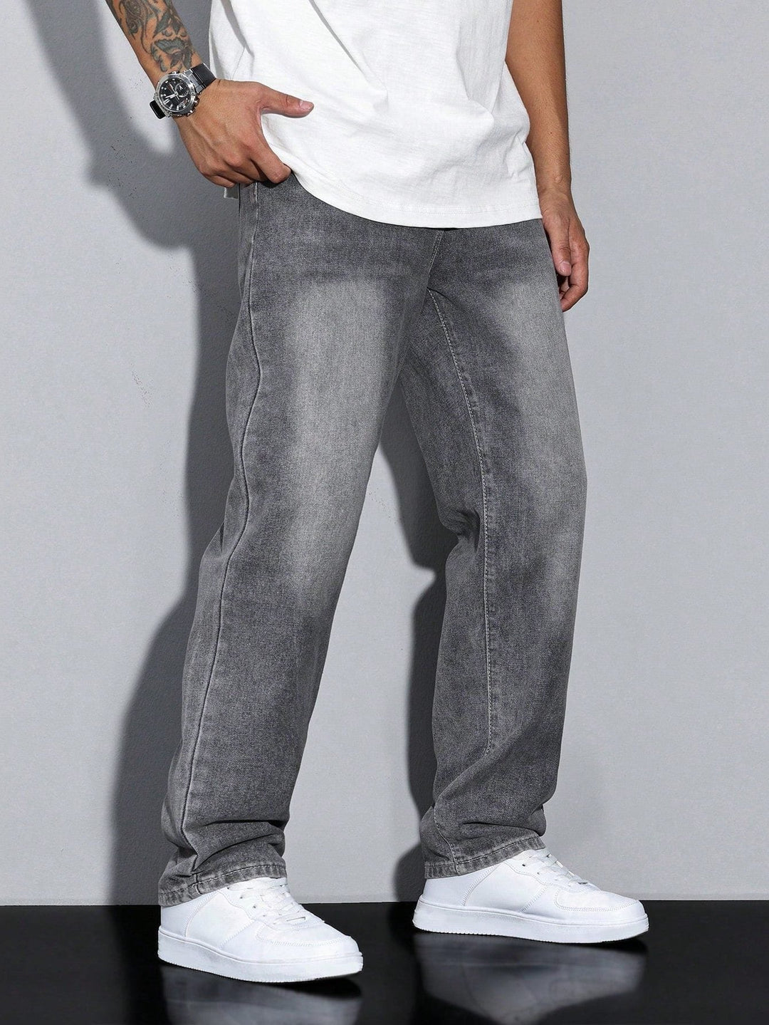 Men's Straight-Leg Jeans – Straight Fit Denim Pants