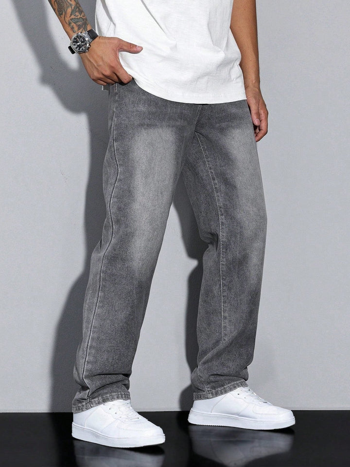 Men's Straight-Leg Jeans – Straight Fit Denim Pants