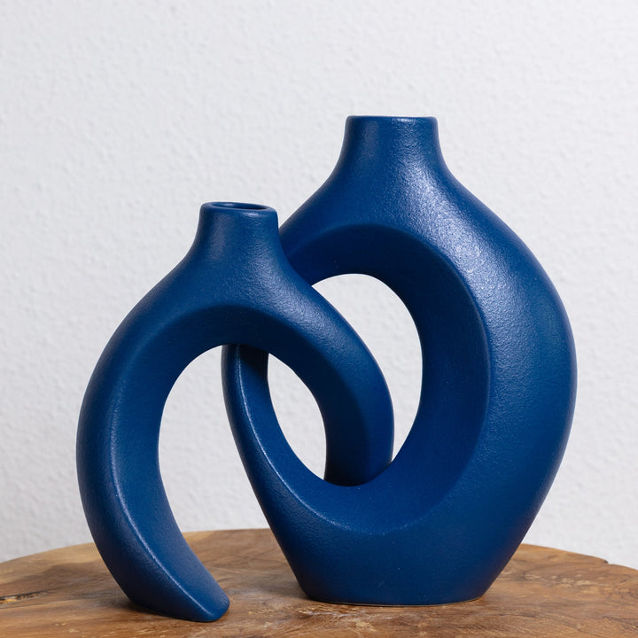 Gleora | Unique Flower Vase - Woven Design