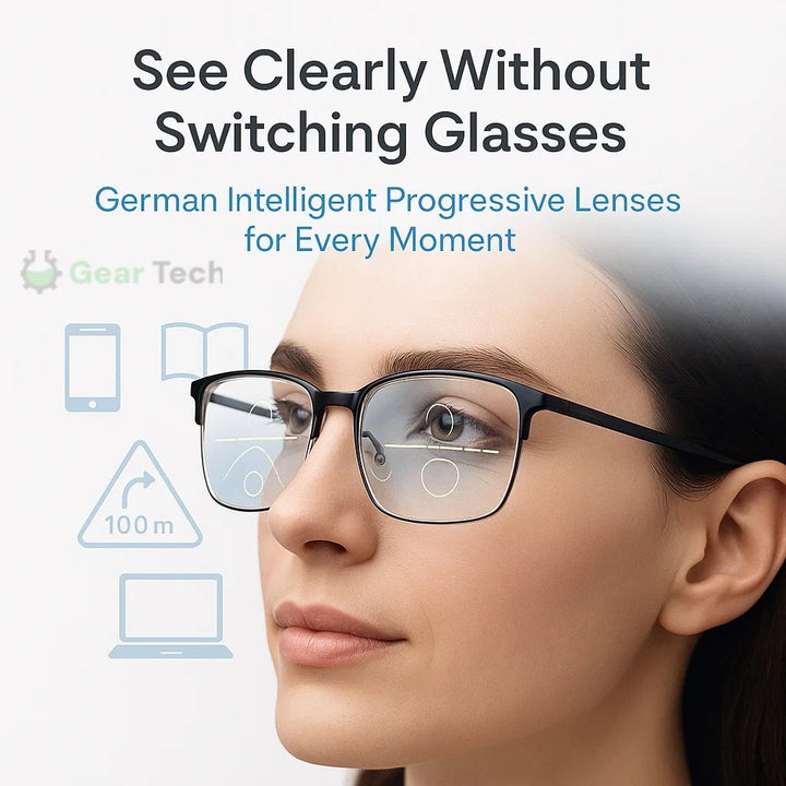 Smart Progressive Multifocal Unisex German Glasses
