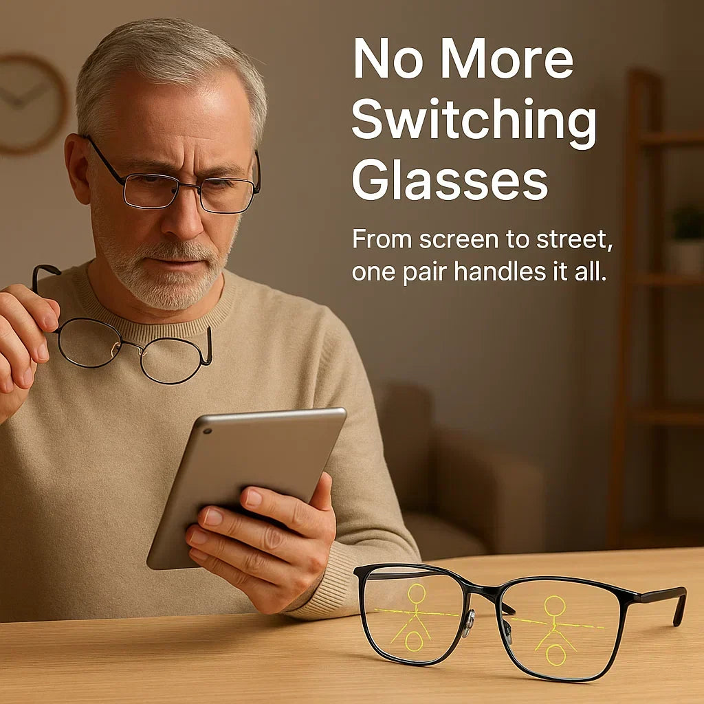 Smart Progressive Multifocal Unisex German Glasses
