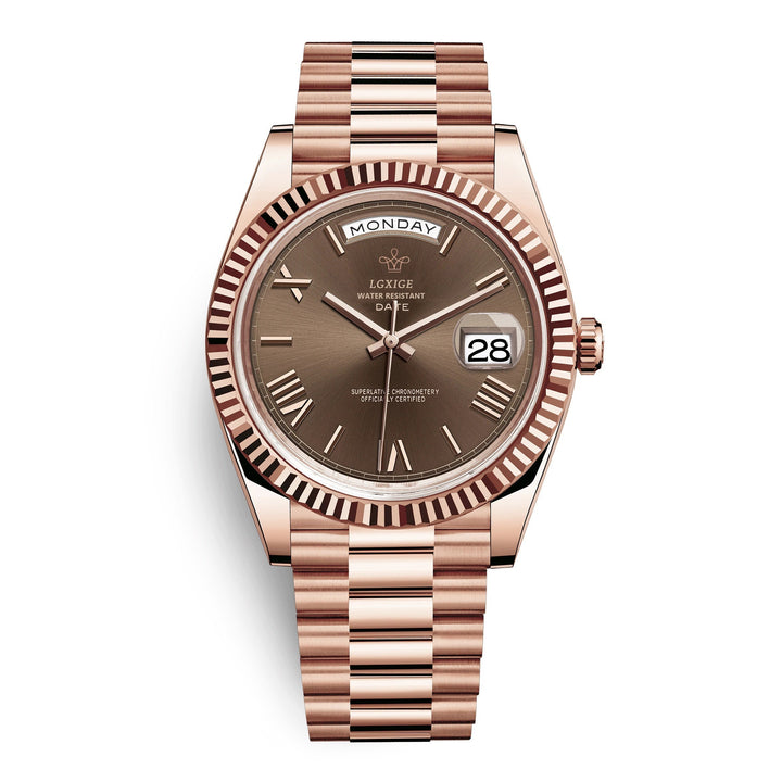 Premium Automatic Movement with Day and Date Function – Solan