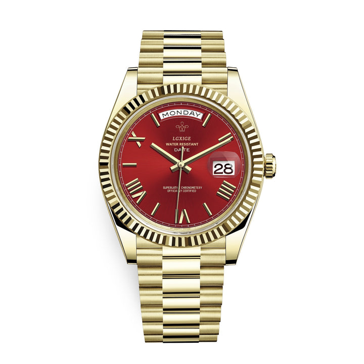 Premium Automatic Movement with Day and Date Function – Solan