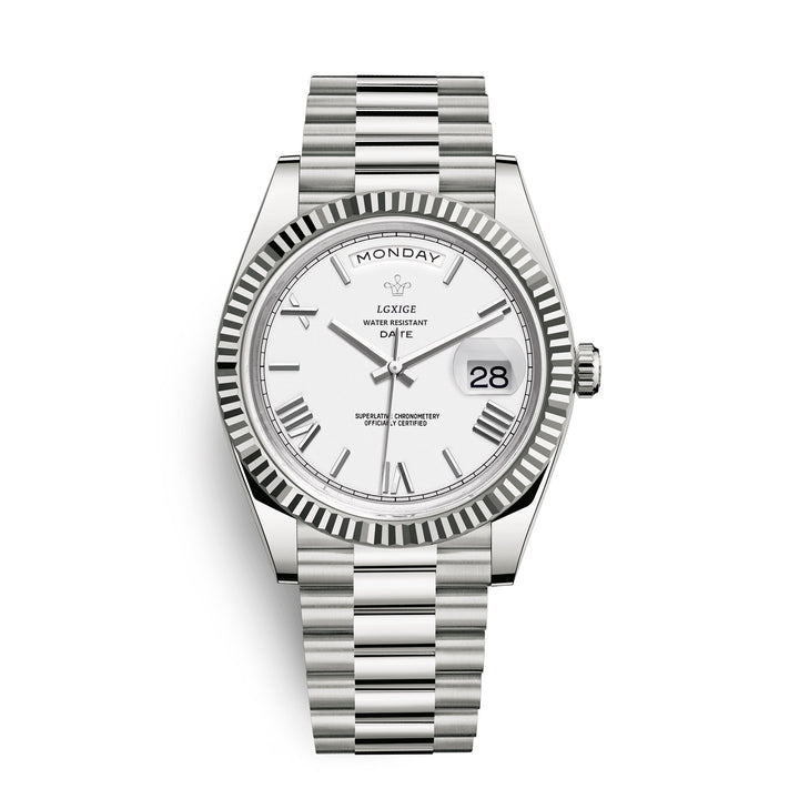 Premium Automatic Movement with Day and Date Function – Solan