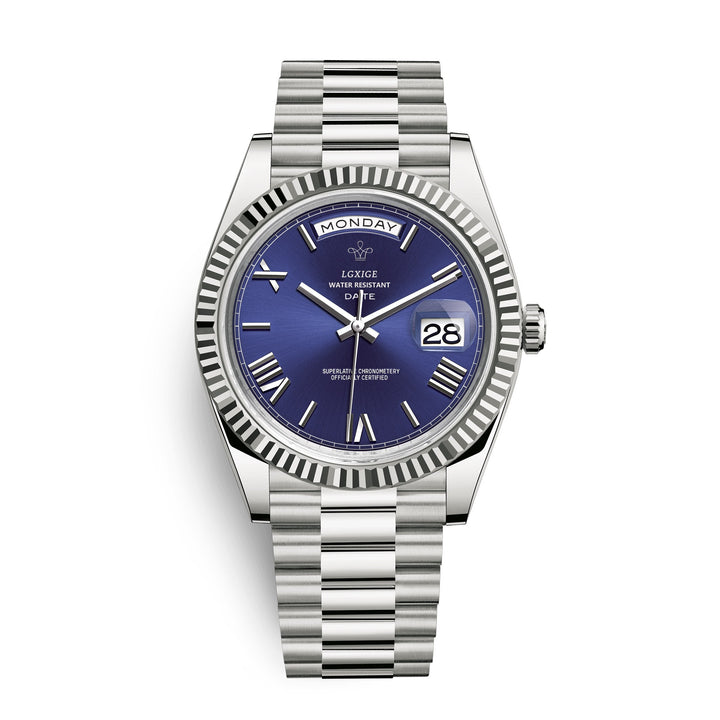 Premium Automatic Movement with Day and Date Function – Solan