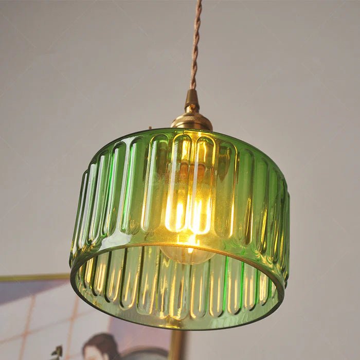 Ottilia Elegantie Pendant Lamp - Chic Adjustable Vintage Glass