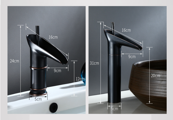 Kitchen and Bathroom Faucet | Waterfall Basin Mixer Faucet | Antique Kitchen Faucet | Armaturix
