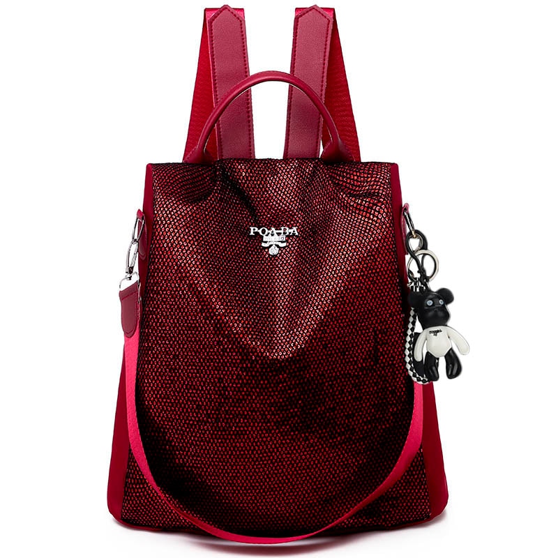 Waterproof Anti-Theft Backpack – Hidden Back Access & Multi-Pocket Design