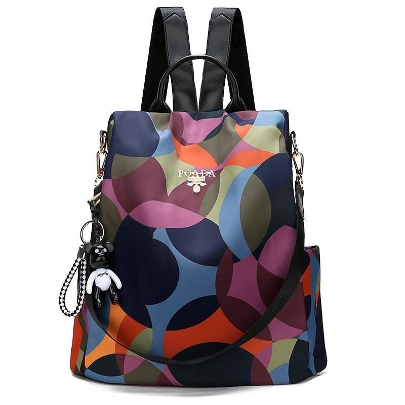 Waterproof Anti-Theft Backpack – Hidden Back Access & Multi-Pocket Design
