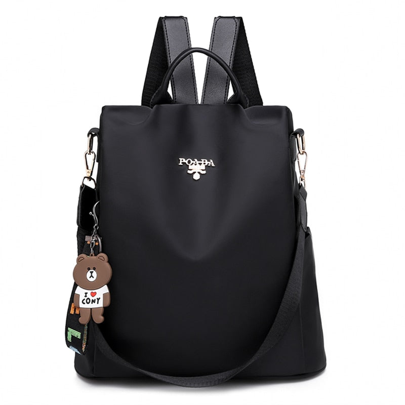 Waterproof Anti-Theft Backpack – Hidden Back Access & Multi-Pocket Design