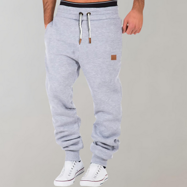 Men's Relaxed-Fit Joggers with Drawstring Waist