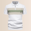 Striped Knit Design Polo Shirt for Men