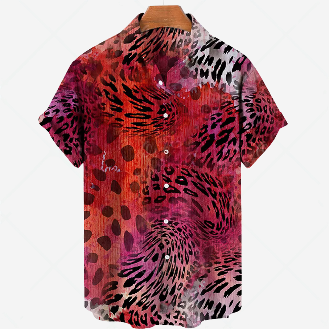 Print Style - Casual Short-Sleeve Shirt for Men