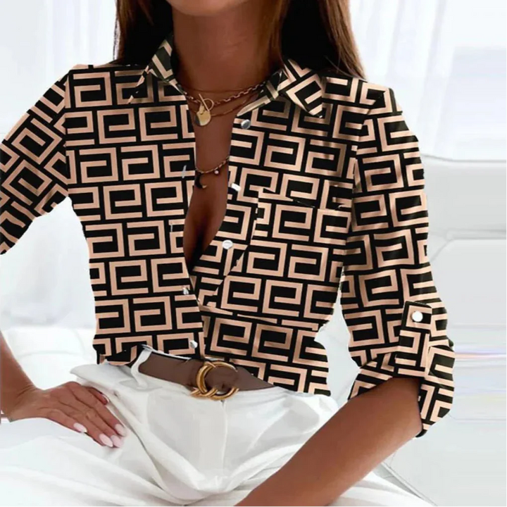 Women’s Tailored Point Collar Blouse