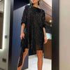 Flowing Party Dress with Relaxed Cut - Clara