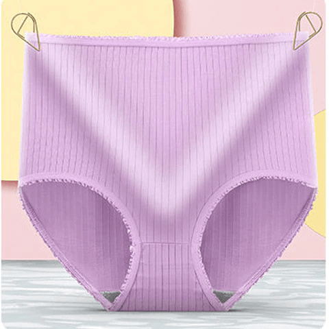Women's Leakproof Briefs 3-Pack - Breathable Ribbed Briefs