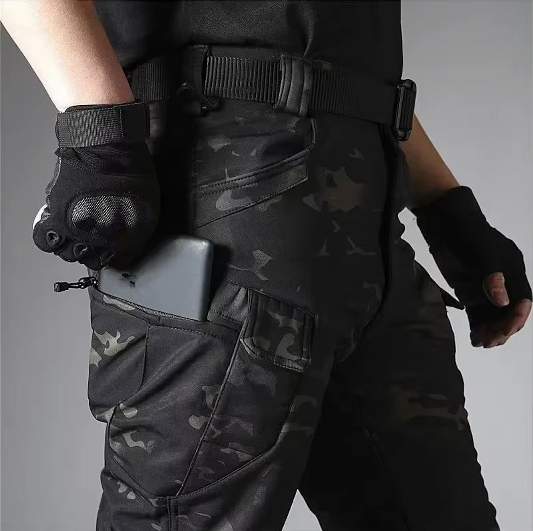 Waterproof Windproof Fleece-Lined Outdoor Jacket and Pants Set