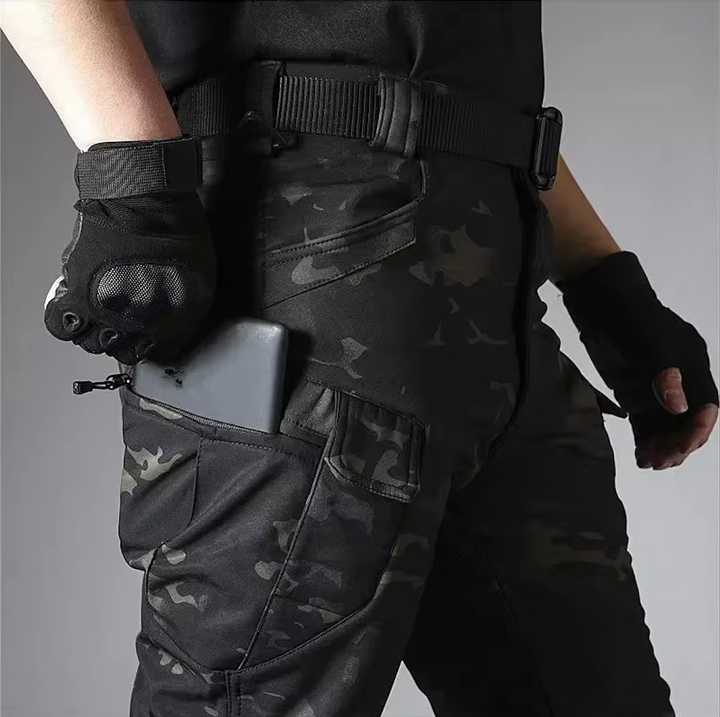 Waterproof Windproof Fleece-Lined Outdoor Jacket and Pants Set