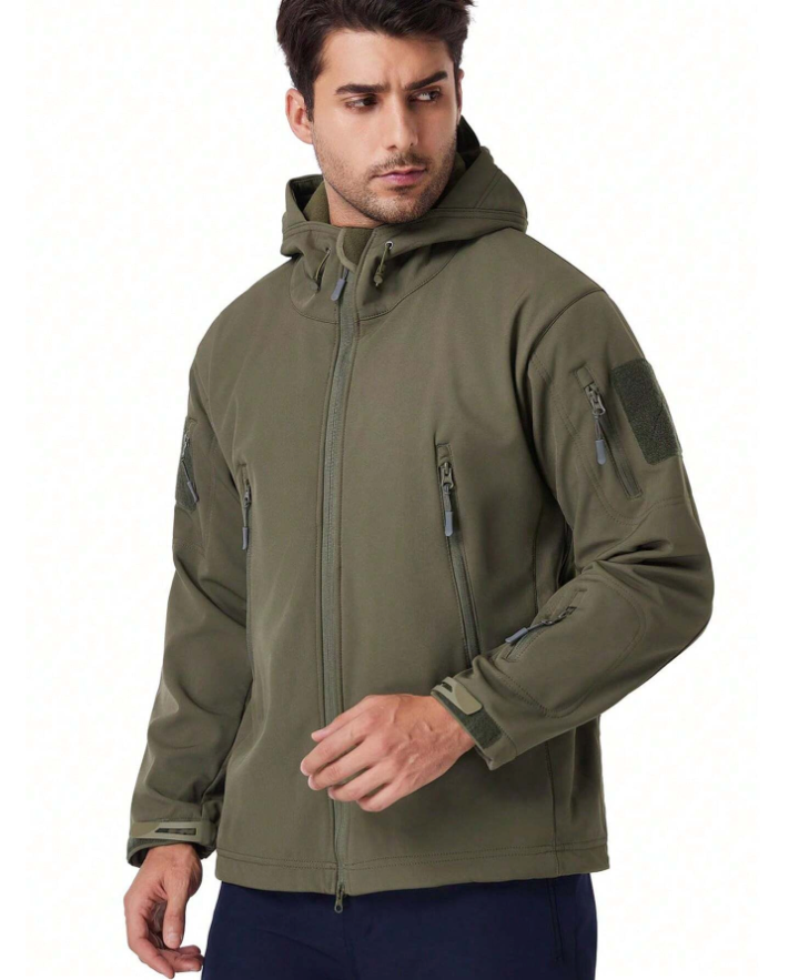 Waterproof Windproof Fleece-Lined Outdoor Jacket and Pants Set